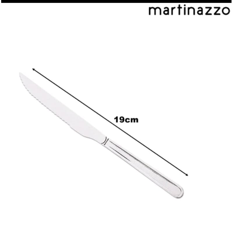 Faca de mesa inox 12 peças Martinazzo/ faca churrasco