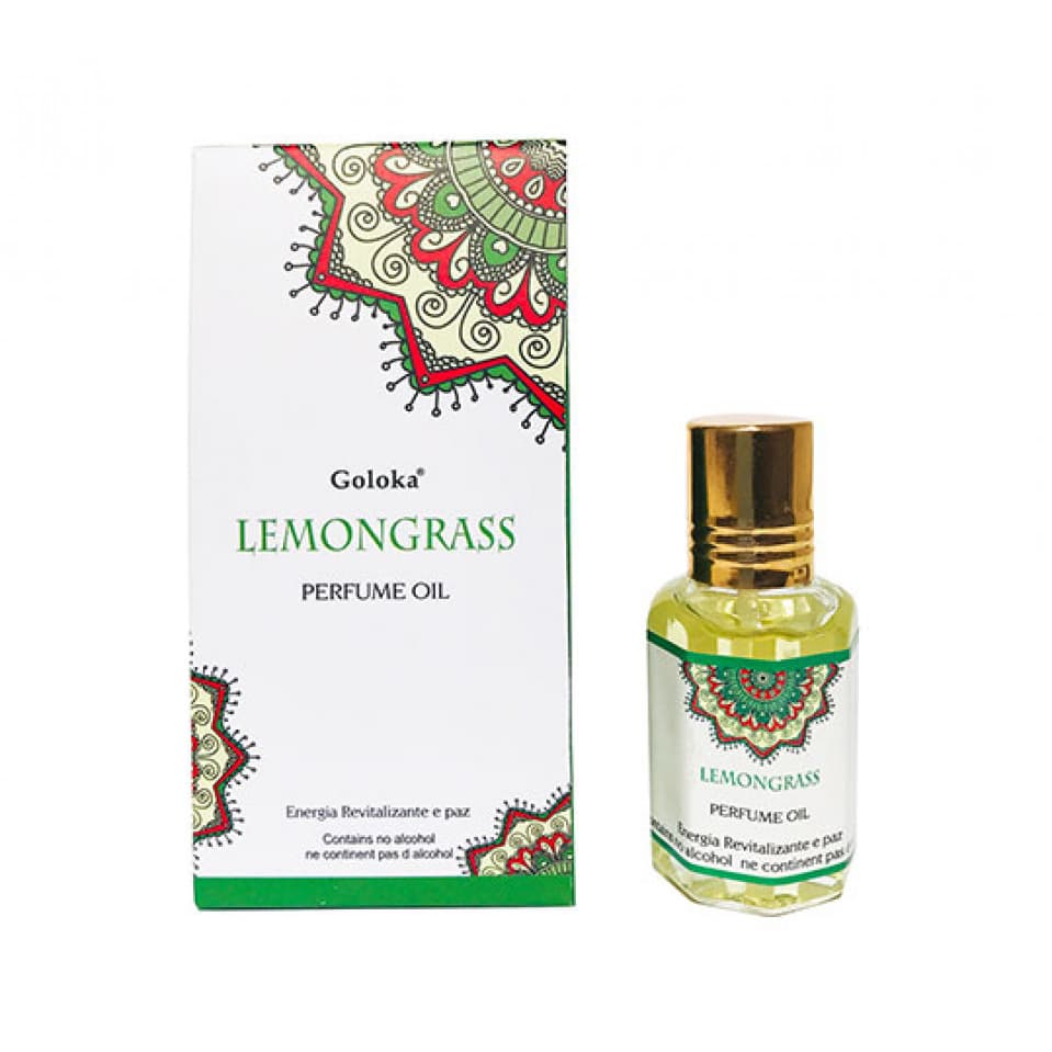 Capim-Limão -  Óleo Perfumado Indiano Goloka (10ml)