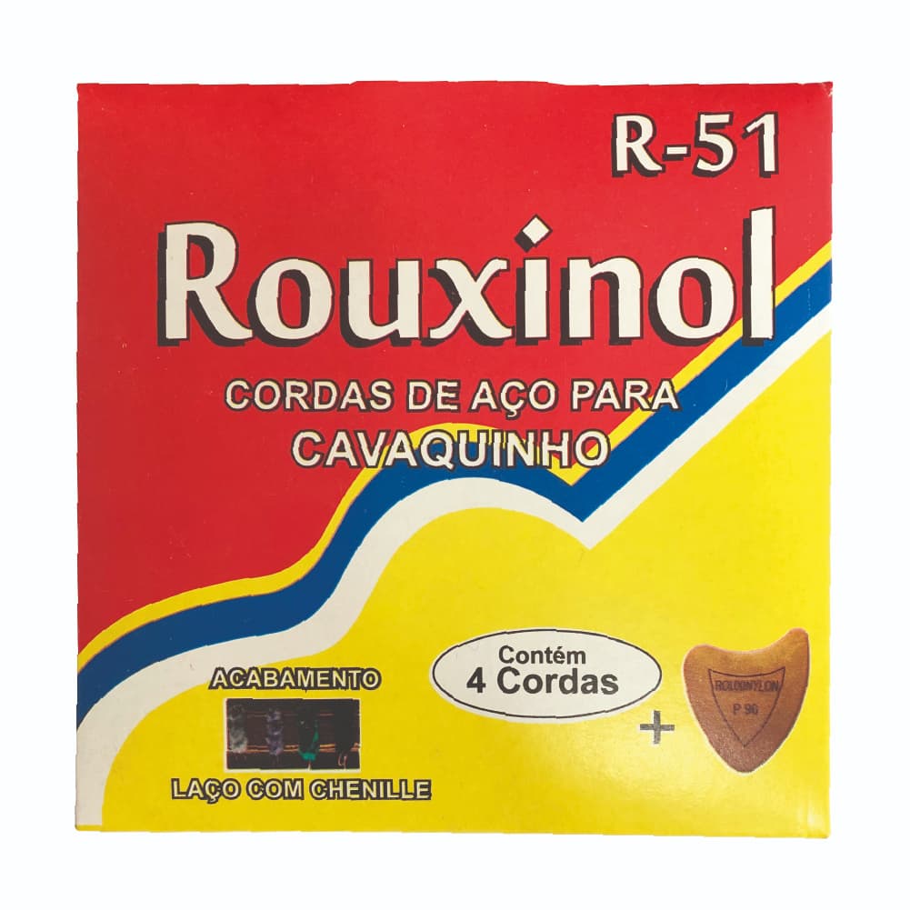 Encordoamento Rouxinol Cavaco Cavaquinho Aço com Chenille