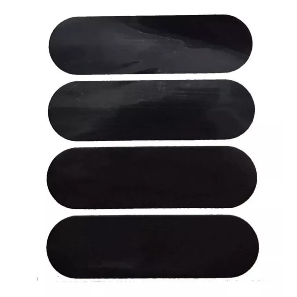 Kit Adesivos Refletivo Capacete Moto Cor Preto