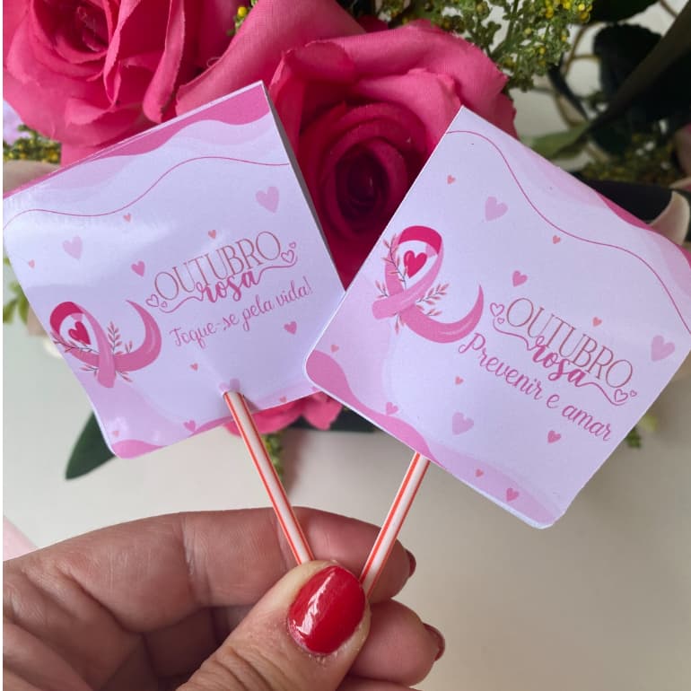 Pirulito Mimo para Outubro Rosa