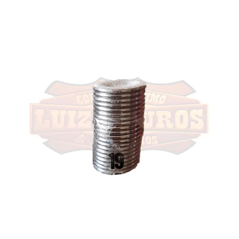 Pacote de Argola Inox Nº 19 Chata Pacote C/20 Unidades