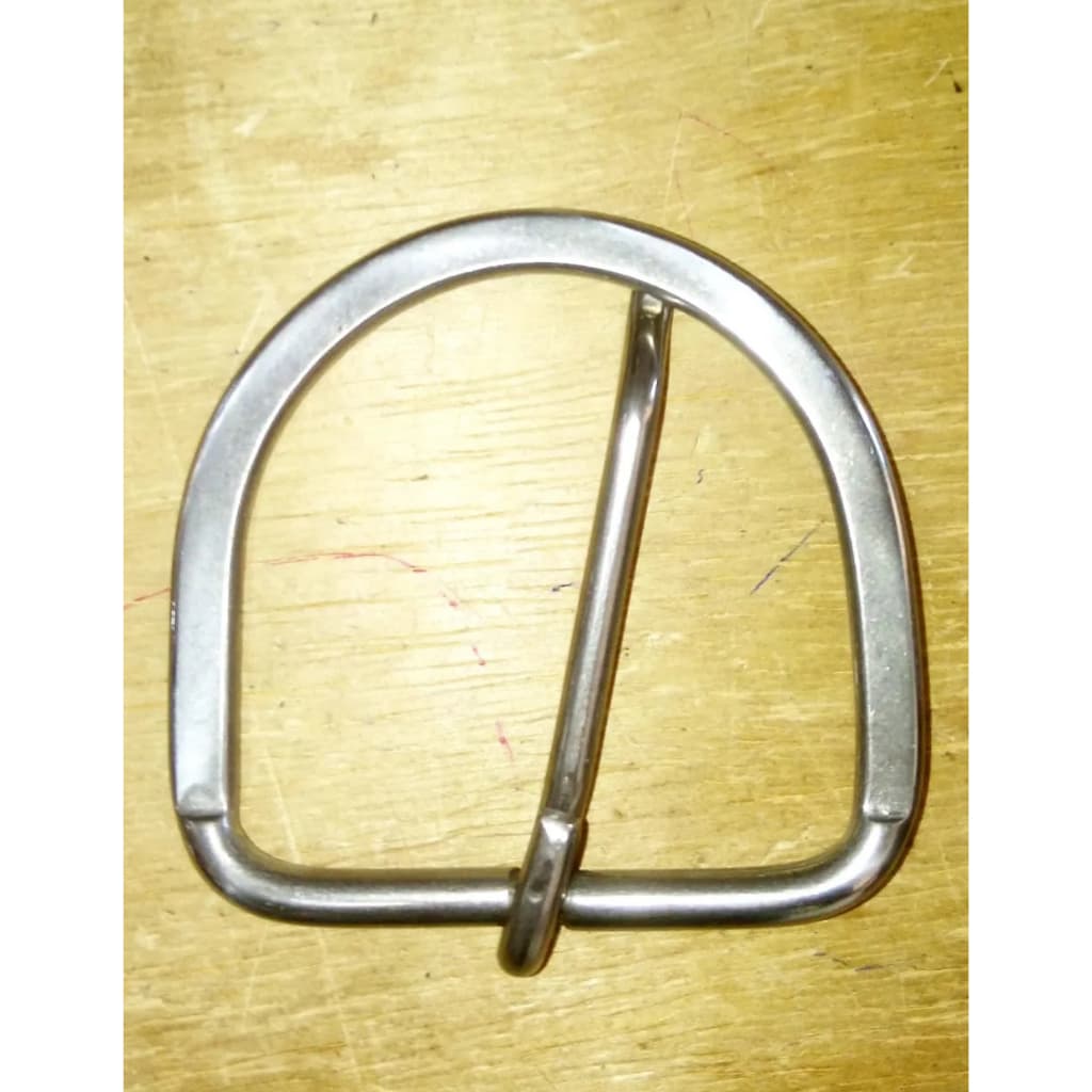 Fivela Meia Argola de Inox 75mm