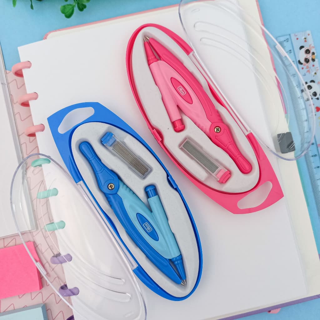 Compasso Lapiseira 0.5 mm Escolar sem Tira-Linha  - Tilibra