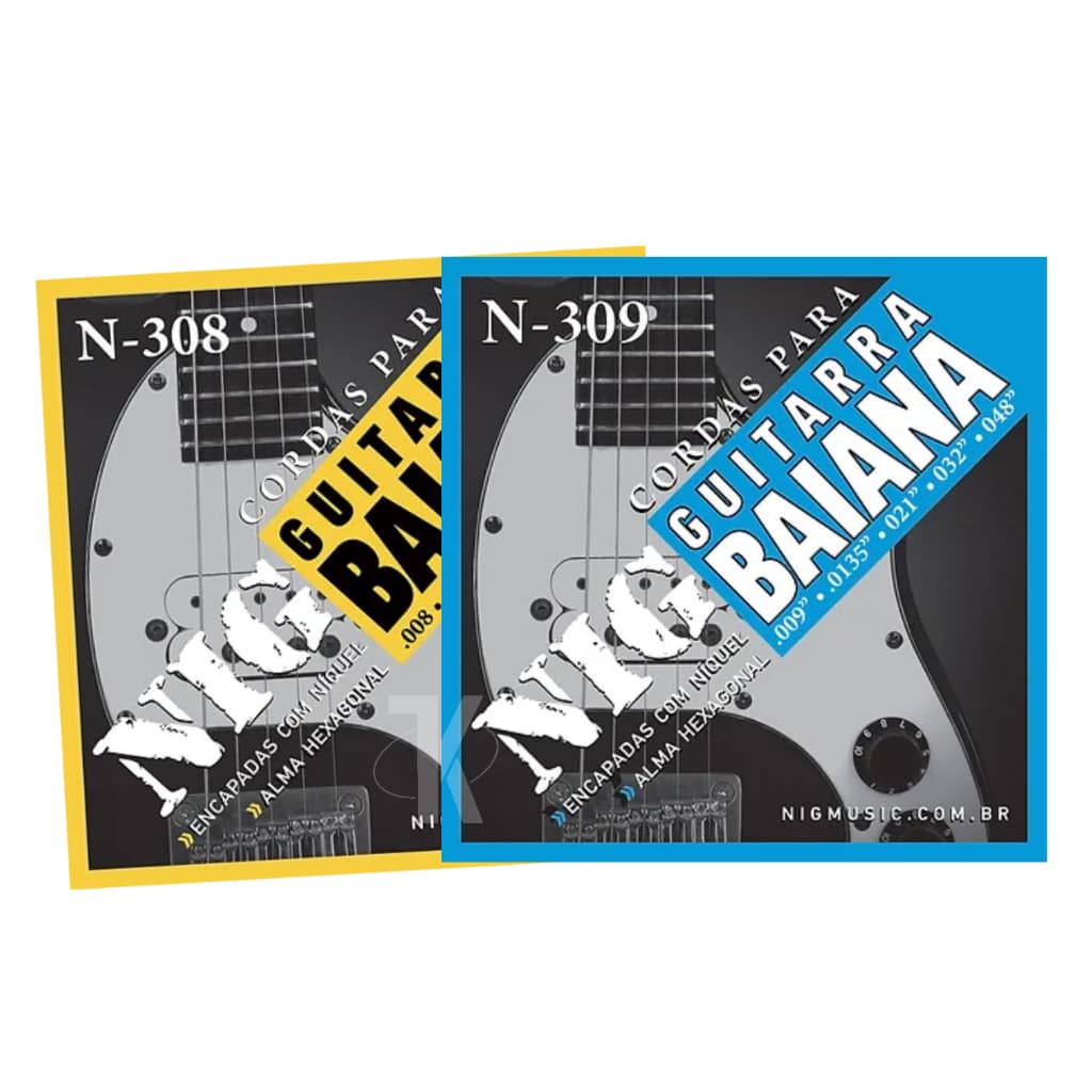 Encordoamento NIG P/ Guitarra Baiana C/ Bolinha N-308 / N-309