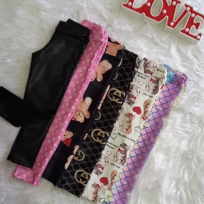 Calça Legging Infantil  Feminina  para Menina