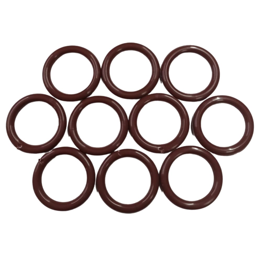 Argolas Plastico Para Cortina Varão 28mm Kit 10 Pçs