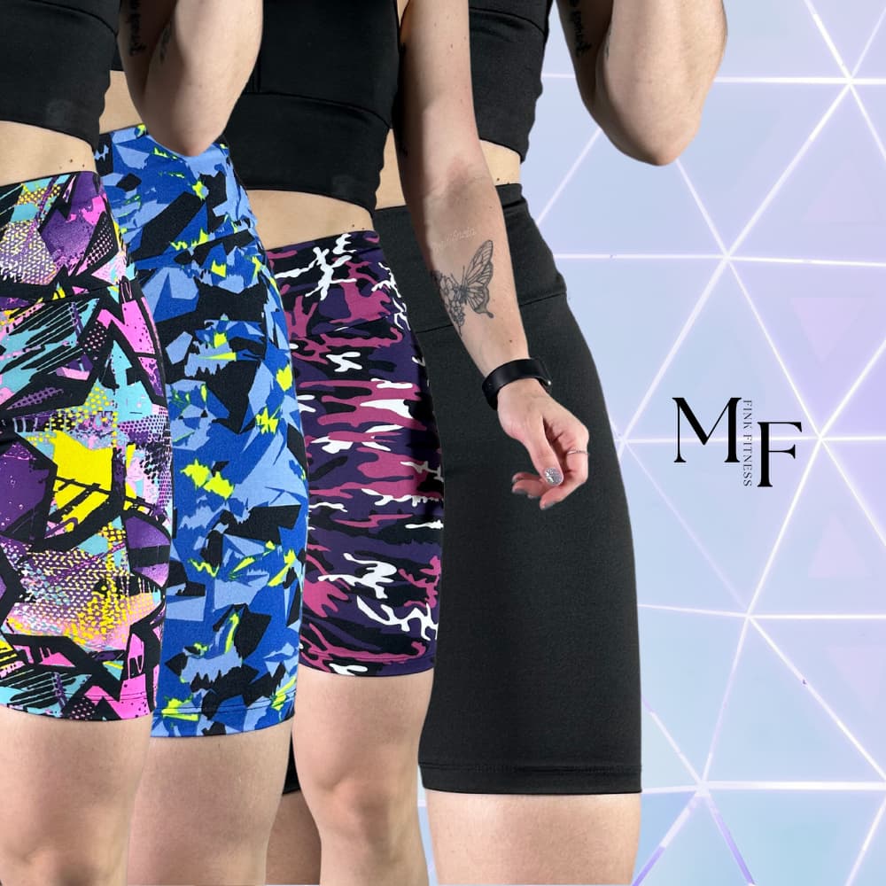 Kit 5 Bermudas Academia Feminina Shorts Comprido Estampado
