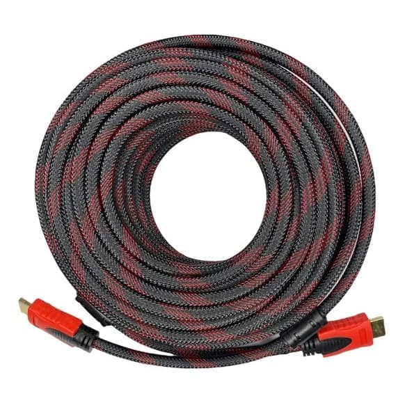 *Cabo Cable Seisa Hdmis 4ks1,5/ 3/5/10/15/20/25  Metros *Ultra Hd 30-60hz Banhado 19 pinos Ouro Nylon 3/5/10/15/20/25 M