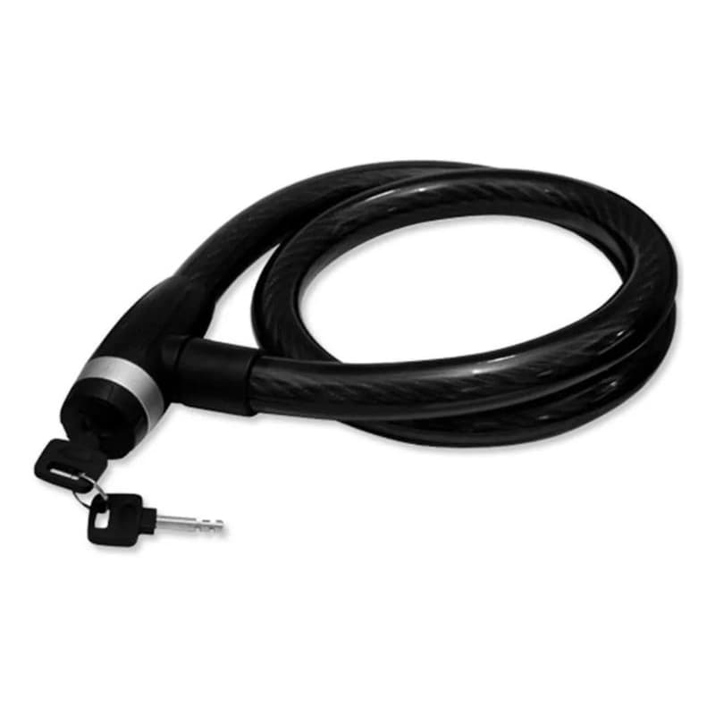 Trava Cadeado Cabo De Aço 25mm X 1,2m Moto Estepe Bicicleta