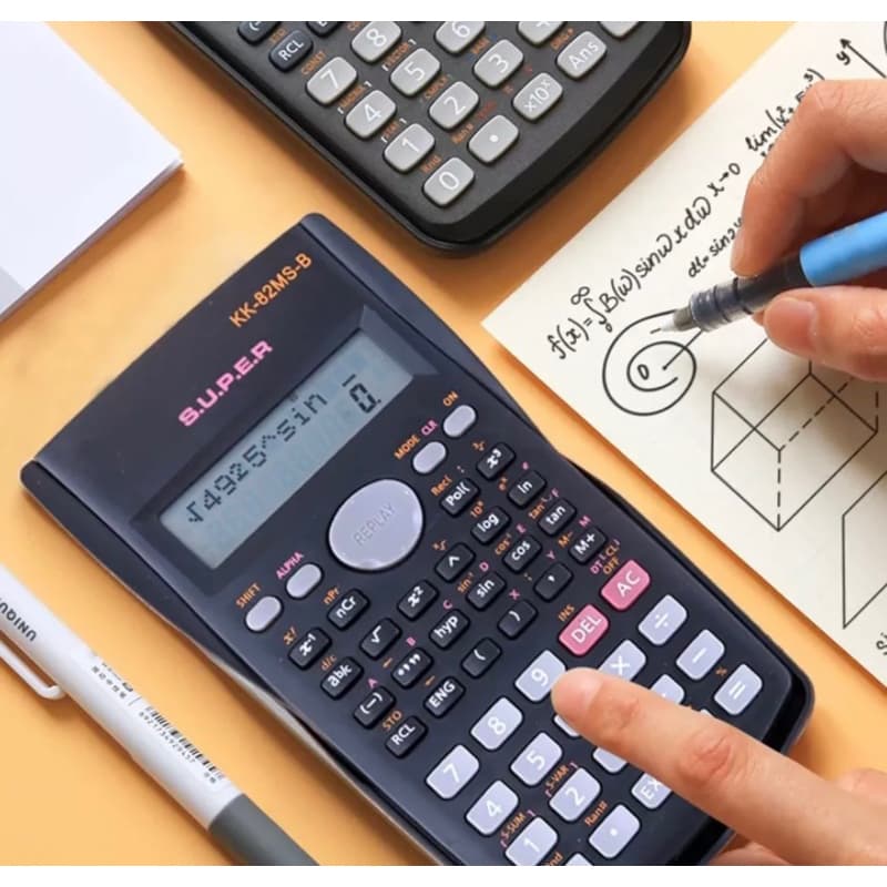 Calculadora científica portátil escritório escola engenharia multifunção ferramenta