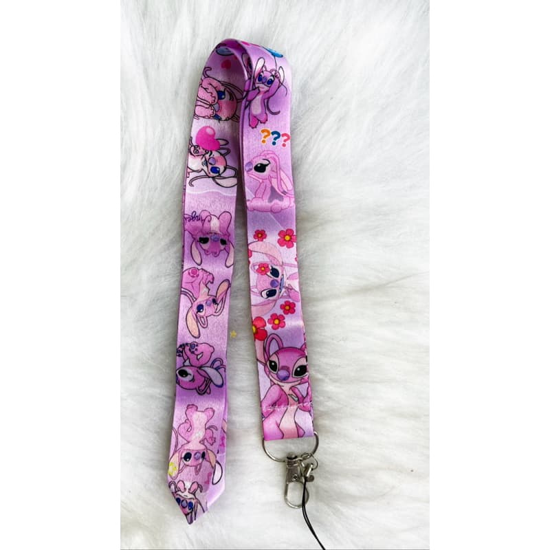 cordão cordinha de pescoço para colocar no pescoço na chave ou no oxímetro moto Angel/STITCH/minnei