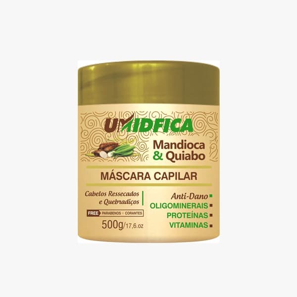 Máscara Mandioca & Quiabo 500g - Umidfica