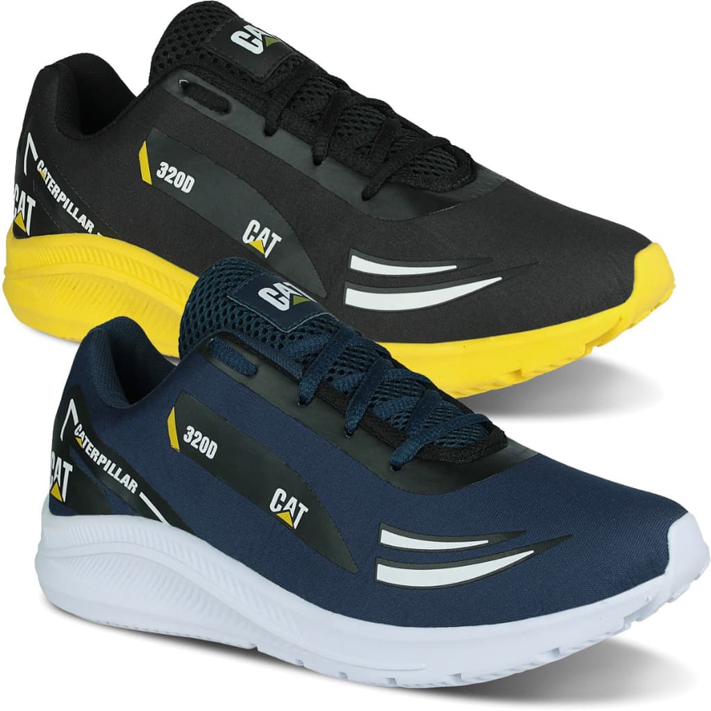 Kit 2 Tênis Masculino 320d Casual Esporte Leve Confortável Oferta LojaSpark