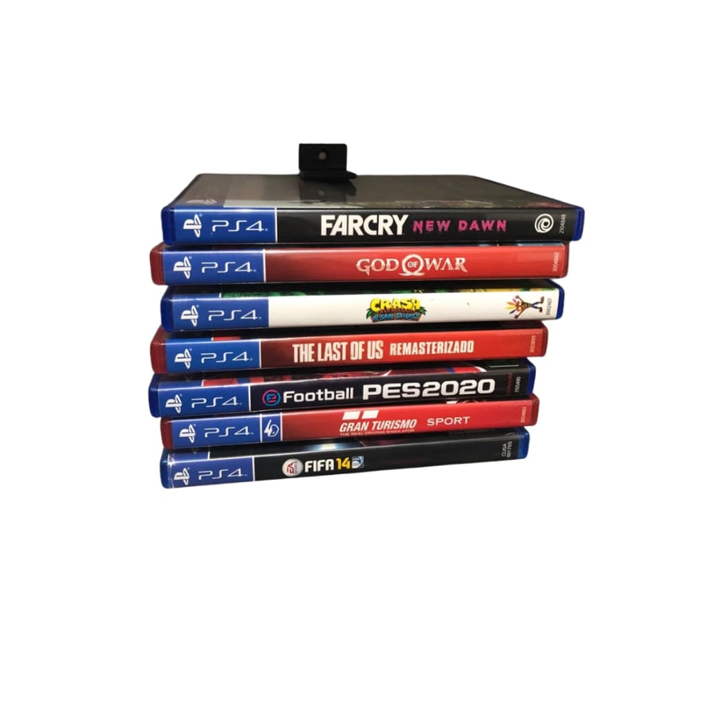 Suporte De Parede Para Jogos Ps4, Ps3 E Blu-ray Organizador