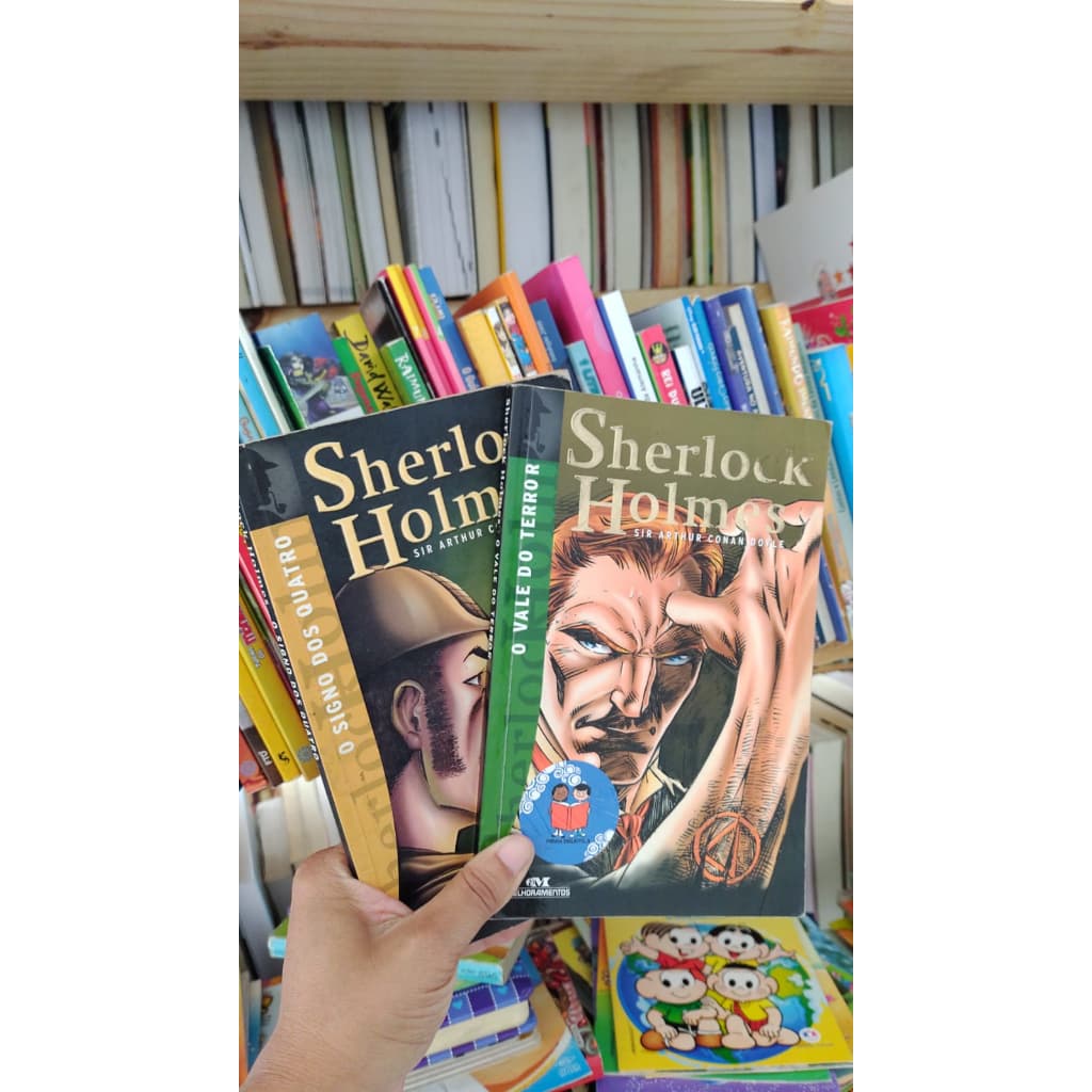 Sherlock Holmes sir arthur conan doyle livros de capa comum