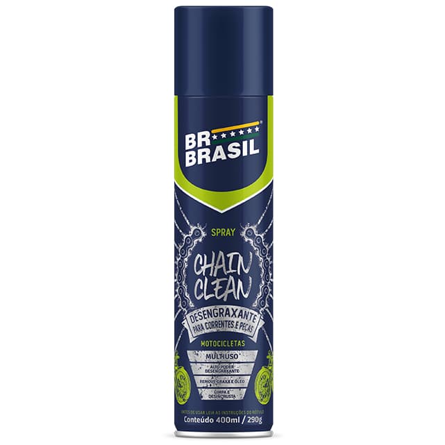 Limpa Corrente Spray Moto Desengraxante 400 Ml Chain Clean