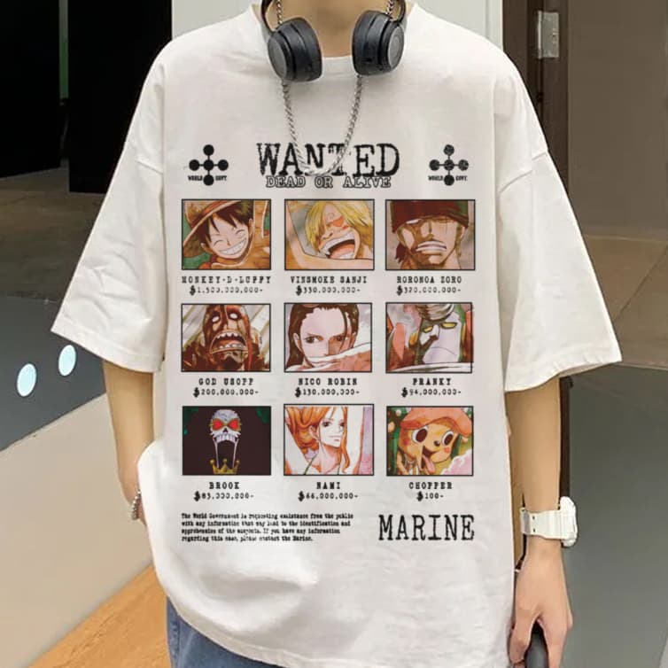 Camiseta Branca Anime One Piece Luffy Zoro Unissex PLUS SIZE Envio Rapido