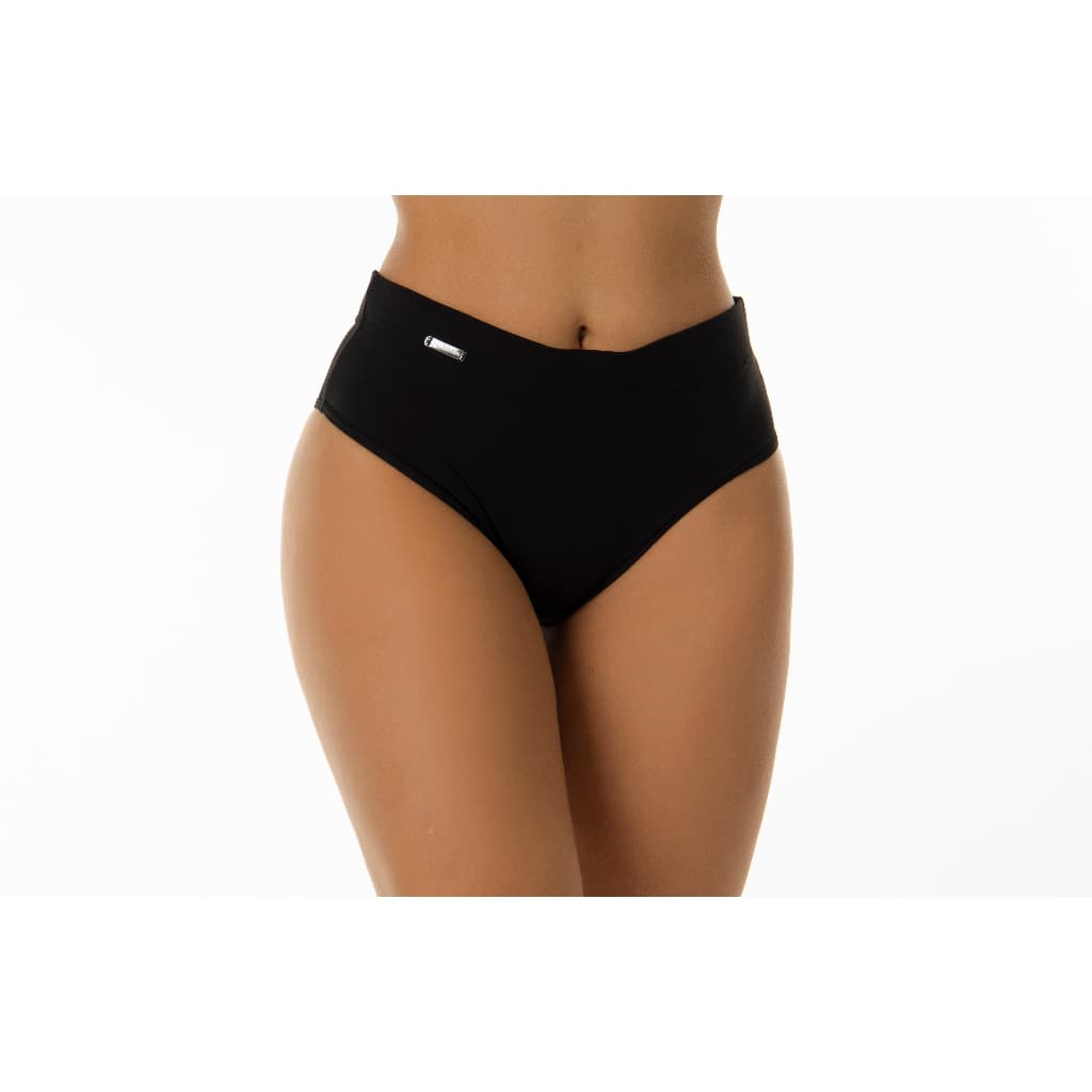 Kit 3 Calcinha Calçola Cós Alto Segura Barriga Cintura Alta Modeladora Reduz Medidas