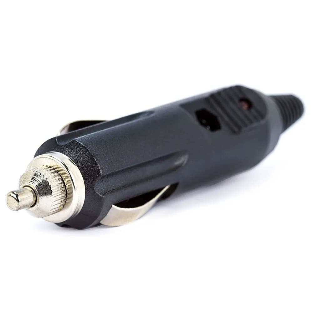 Plug Tomada 12v Macho Acendedor De Cigarro C/ Fusível