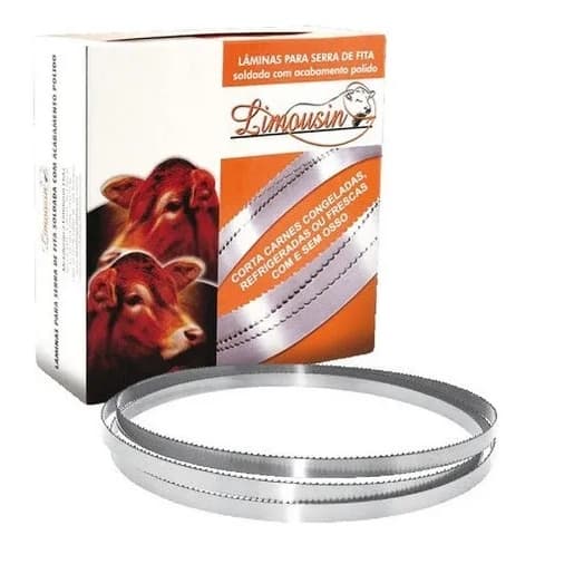 Kit 5 Laminas Original P/ Serra Fita De Bancada 1,64 mt Osso Carne