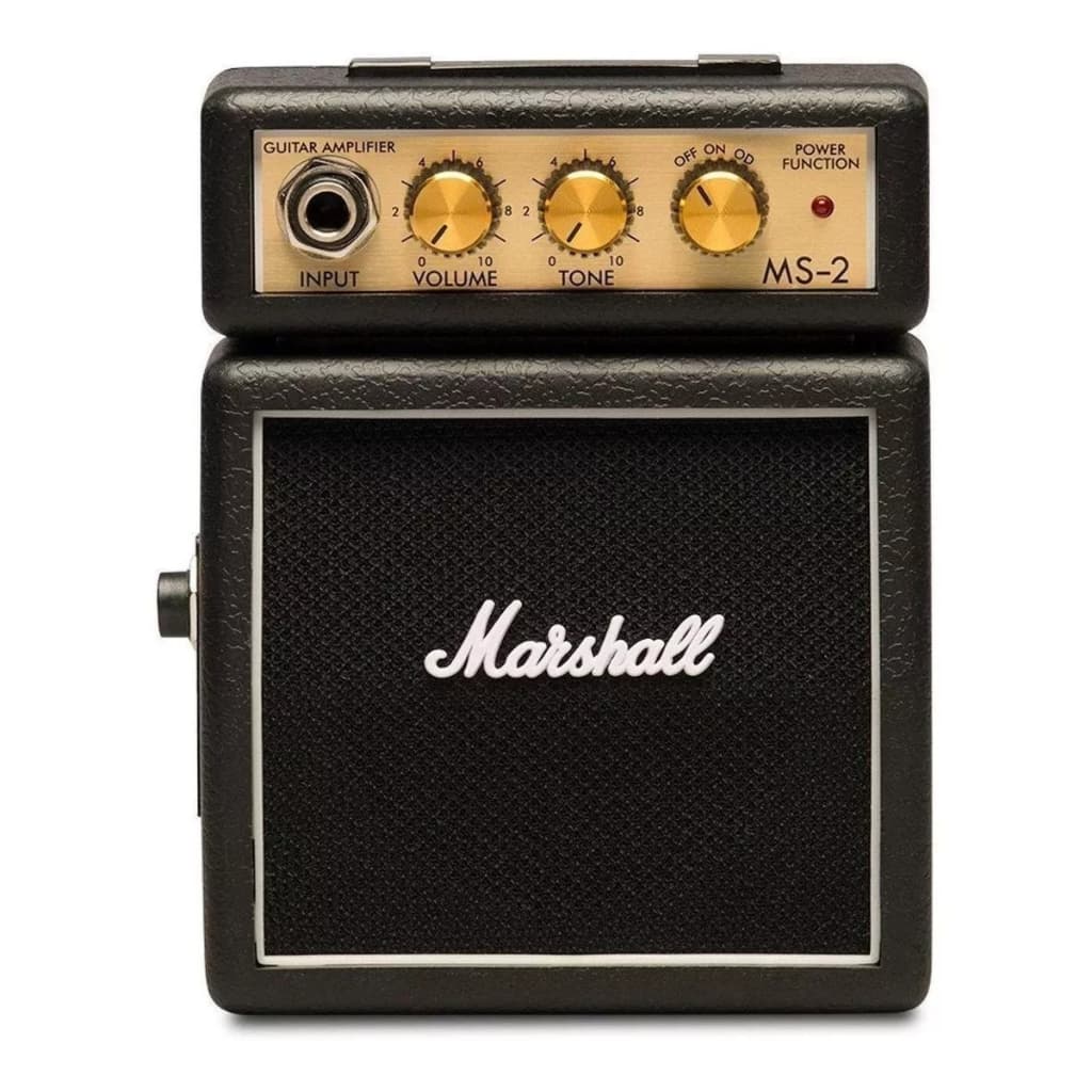 Amplificador Marshall Micro Amp Ms-2 Transistor Para Guitarra De 1w BLACK