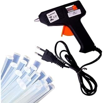 Pistola Cola Quente Grande Bivolt (110v e 220v) 40w + 10/20/30 Bastões grosso 11mm Cola Quente