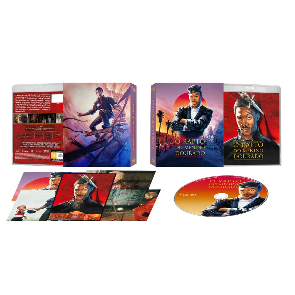Blu-ray O Rapto do Menino Dourado - Edição de colecionador 5 Cards + Case de Acetato