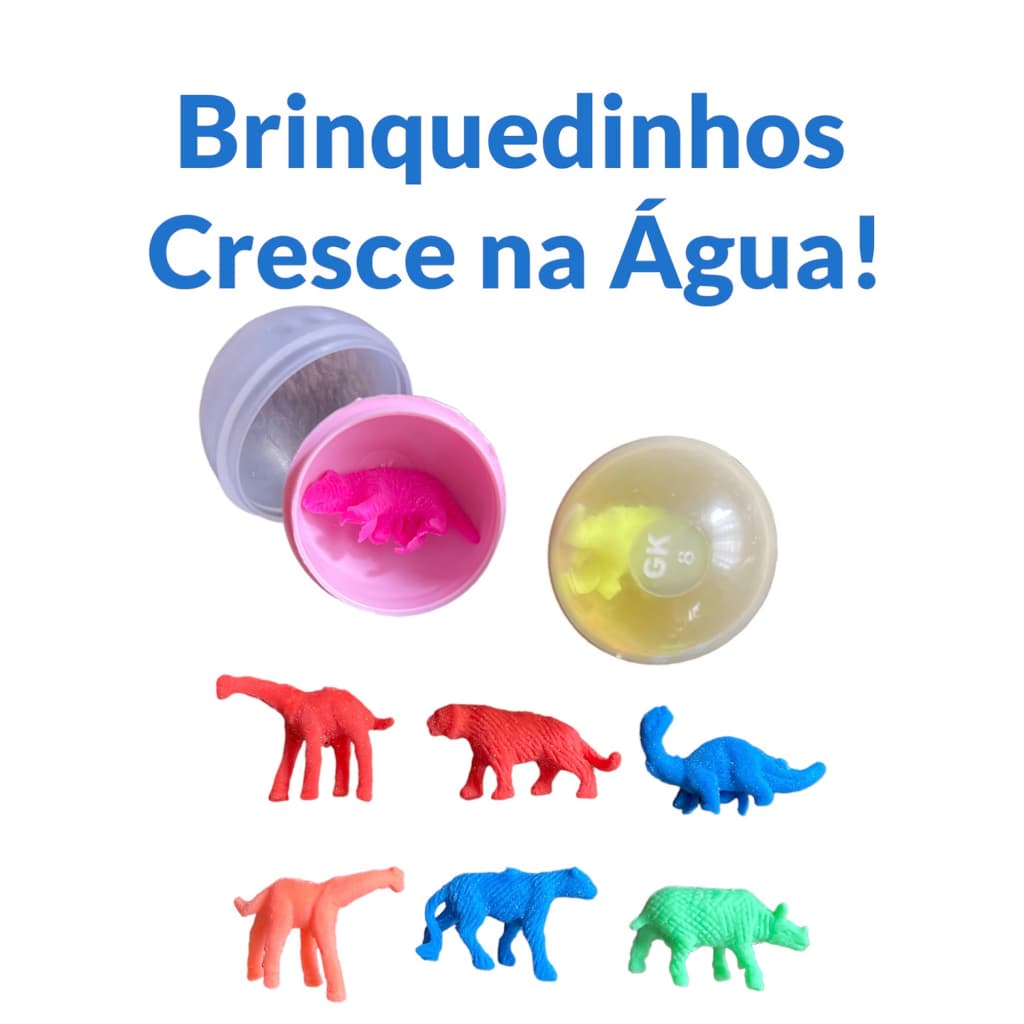15/50 Brinquedinhos Cresce na Água. Ideal para Lembrancinhas de Festas. Brinquedo Cresce na Água.