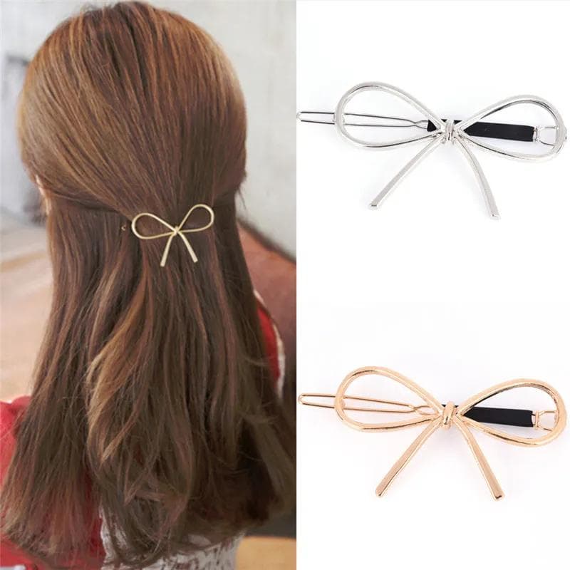 1 2 Cabelo Prendedor de Laço Grampo Geometrico Acessorios Presilha