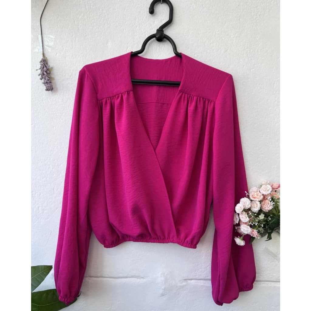 Camisa Feminina MANGA LONGA Tecido Duna