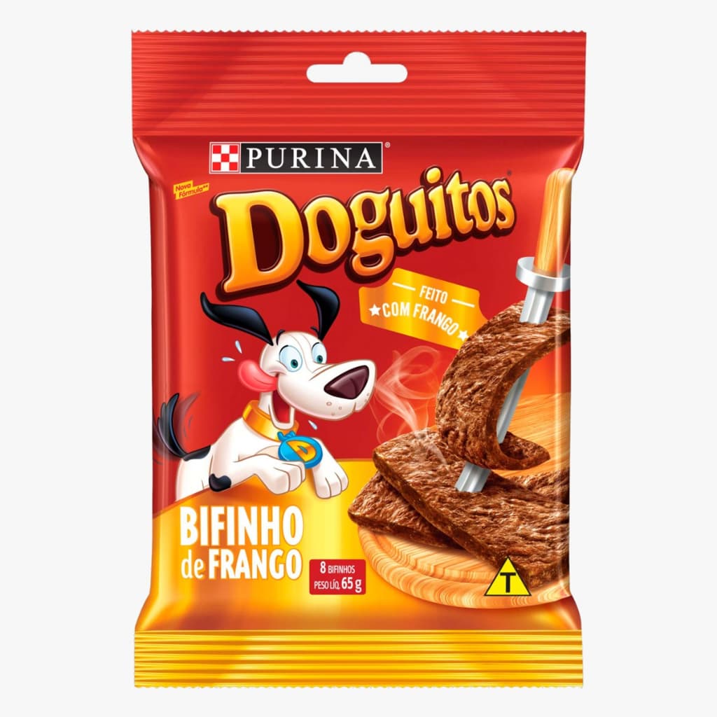 BIFINHO PARA CÃES PURINA DOGUITOS PACOTE - 65G