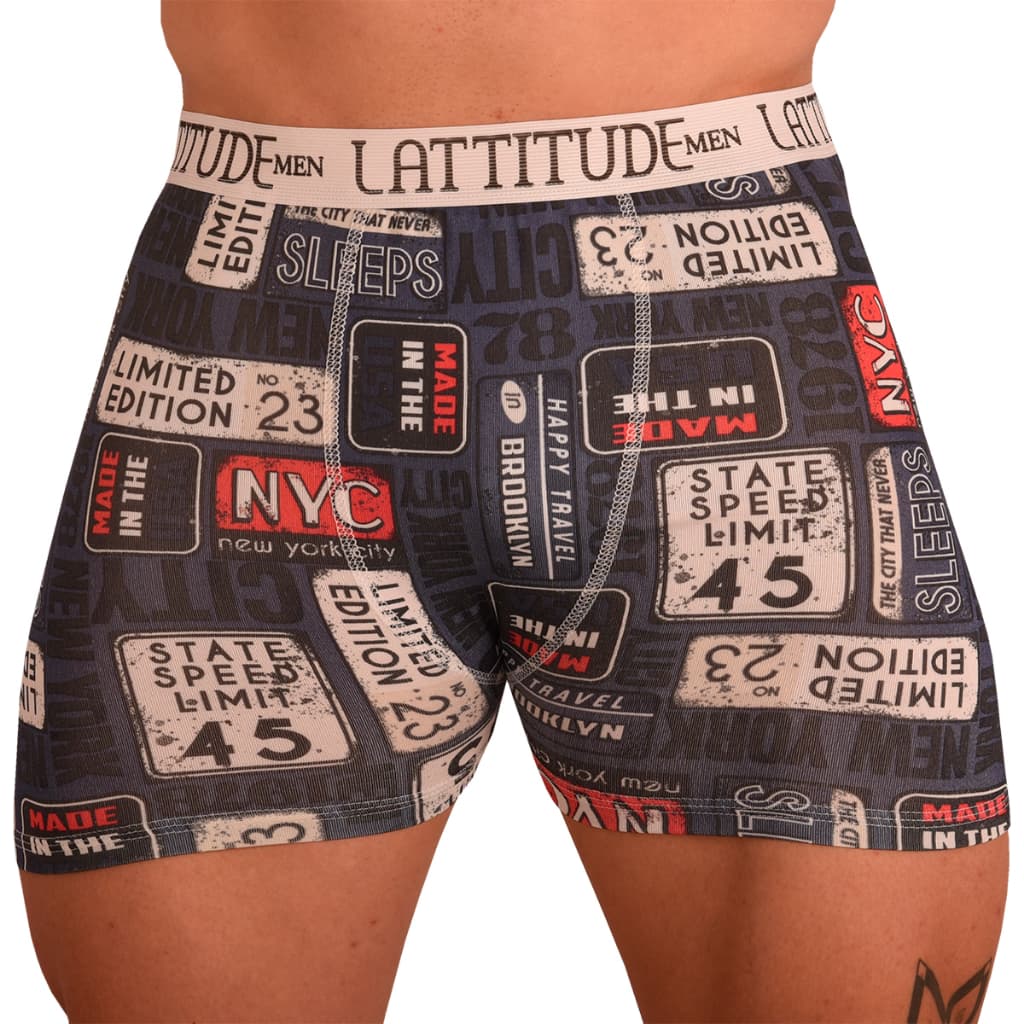 Kit 10 Cuecas Boxer Box Masculino Adulto Poliester Estampadas