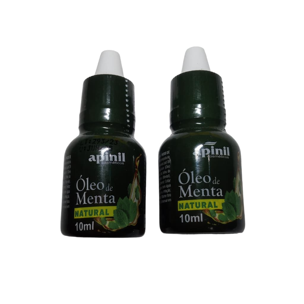 1 Óleo de Menta Natural Original Apinil De 10ml