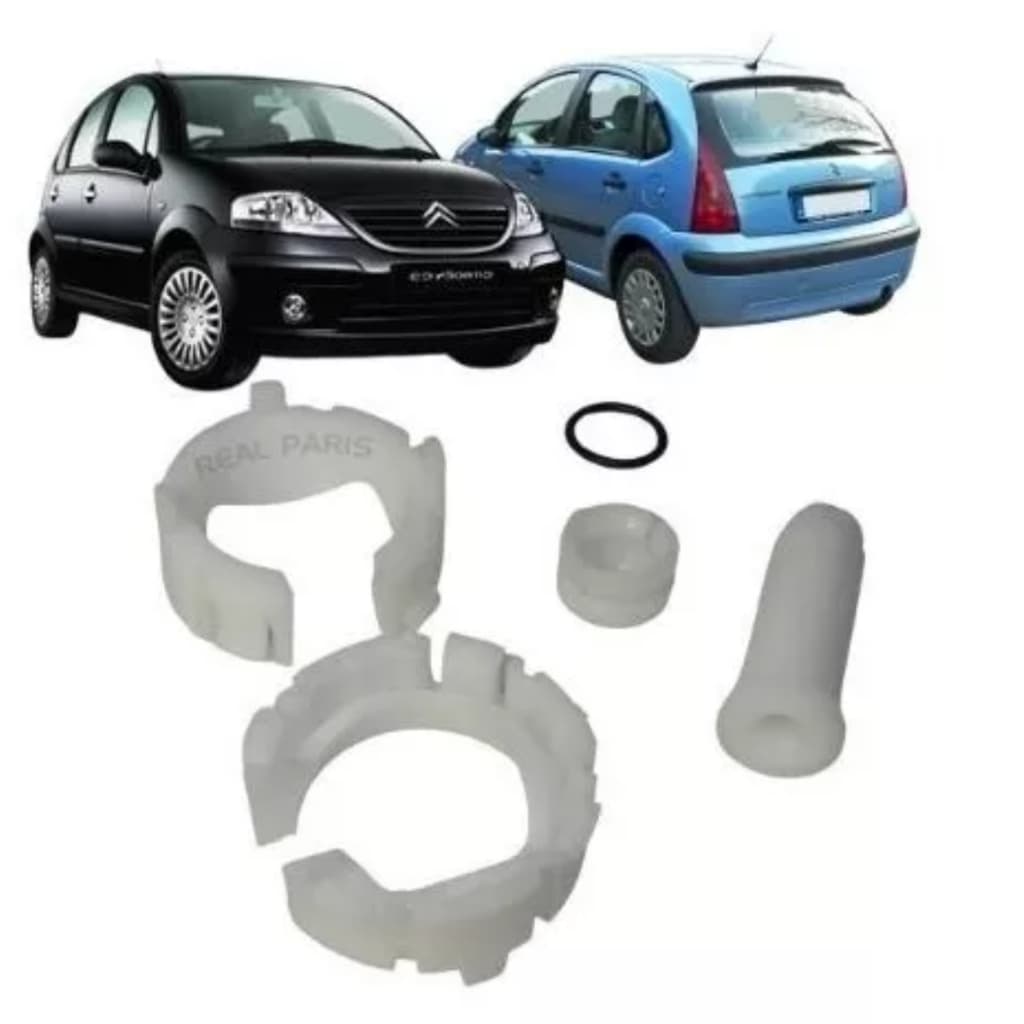 Kit Reparo Bucha Alavanca Marcha Cambio Citroen C3 Ate 2012