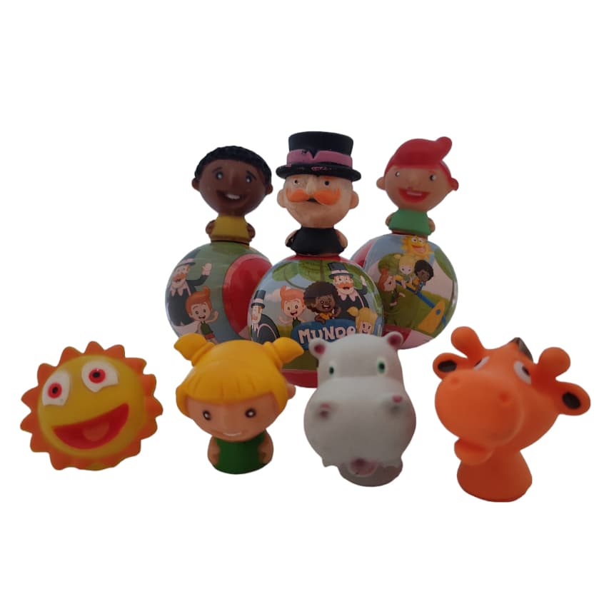 5/12 UN Brinquedos Dedoches Mundo Bita. Ideal para lembrancinhas de festas. Produto Novo e Lacrado