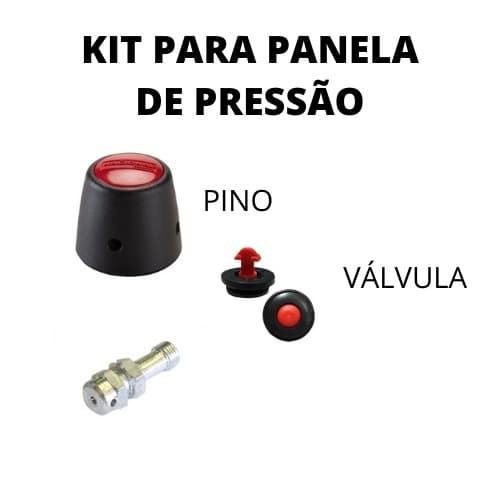 Kit para panela de pressão 3D Alcast 4,5 L, um peso, um pino e 2 válvula de segurança