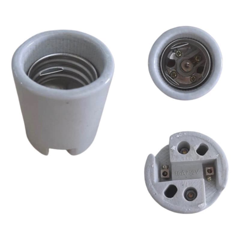 Soquete E40 Bocal Receptáculo De Porcelana