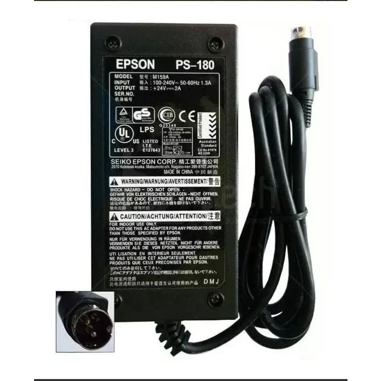 Fonte Impressora Elgin Nix Vox 24v 3a Compatível Fon1188-rs
