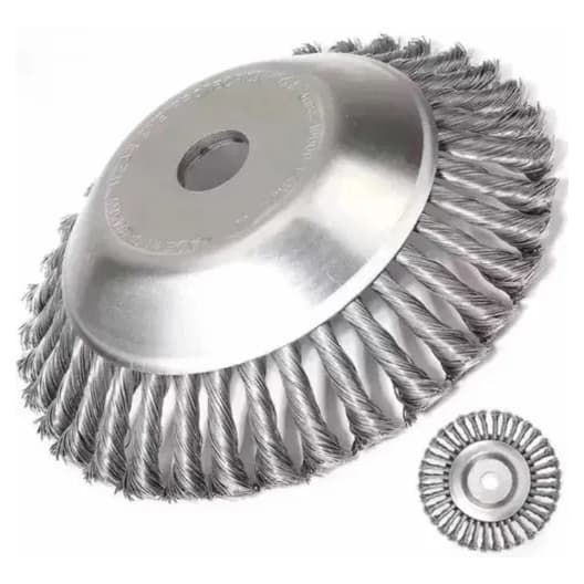 Escova de Aço Limpa Tudo Universal Roçadeira Furo 25,4 ou 20mm / TODOS OS MODELOS