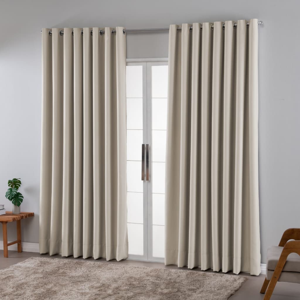 Cortina Blackout Em Tecido 3.00x2.40 Para Varão Sala Quarto