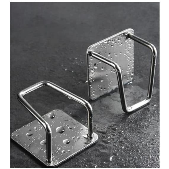 Suporte Para Esponja De Pia Gancho Cozinha Aço Inox Bucha Banheiro Multifuncional Organizador Utensílio