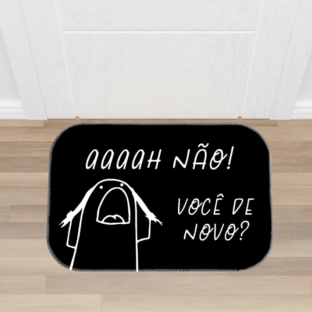 Tapete de Porta Decorativo Estampas Divertidas Antiderrapante - Direto de Fábrica - Envio Imediato!!