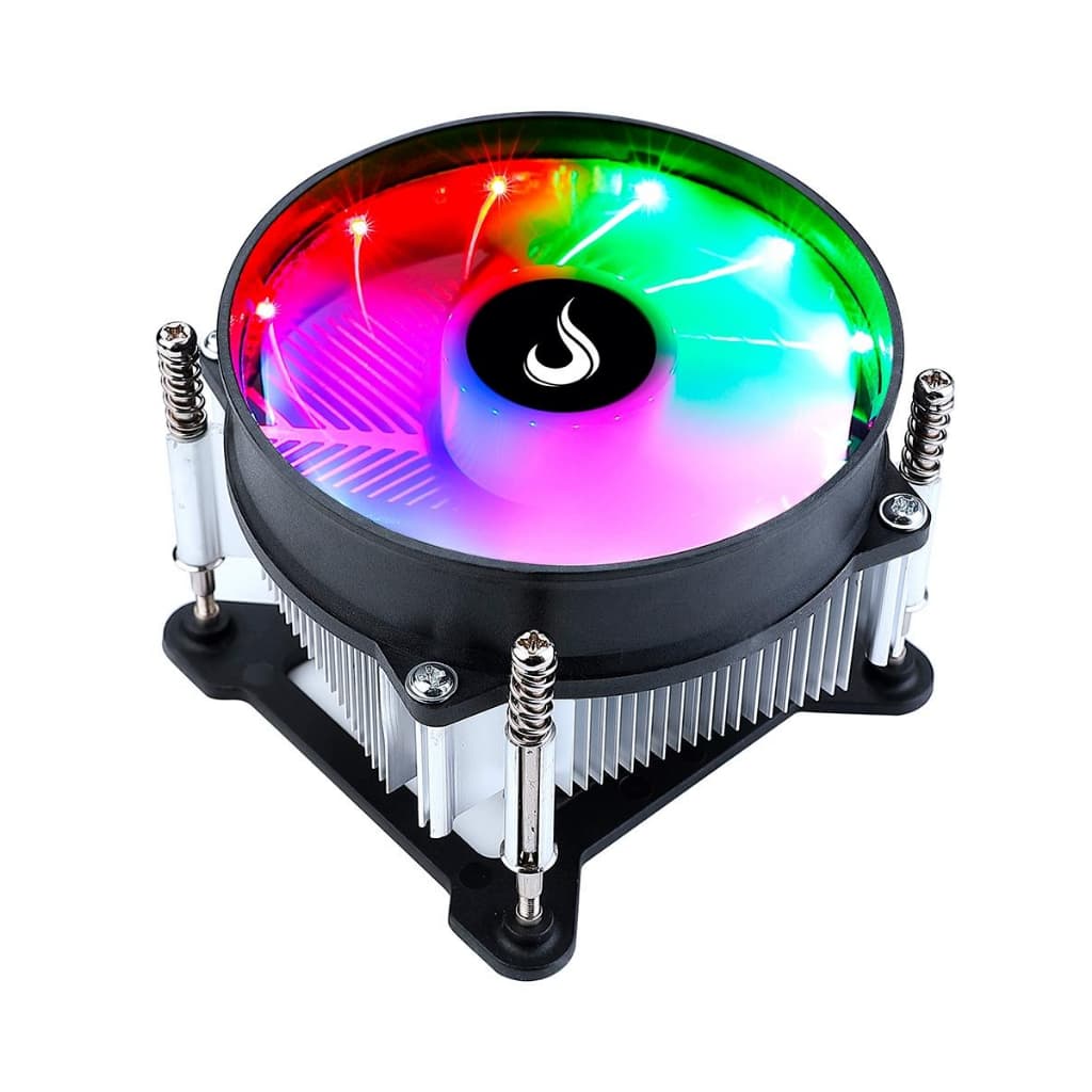 Cooler Box Air Cooler LED RGB Rise Mode para Processador Intel Lga 1156 1151 1150 1200 Tdp 115W