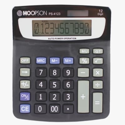Calculadora 12 Dígitos Números Grandes Função Raiz Quadrada Hoopson PS-4123