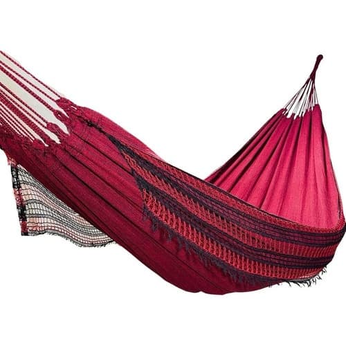 Rede De Dormir Descanso Casal Jeans Grande Reforçada Life 2,50x1,60 Varias Cores 100% Algodão