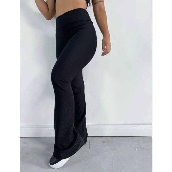 Calça Flare Adulto Colmeia / Tecido grosso.