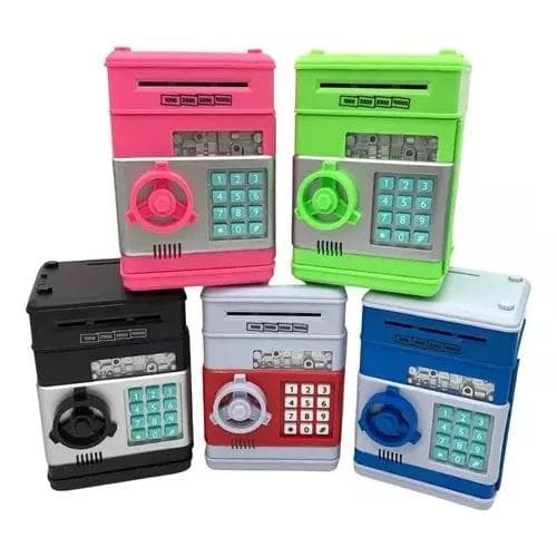 Mini Cofre Eletrônico Digital Senha 4 Dígitos Notas E Moedas