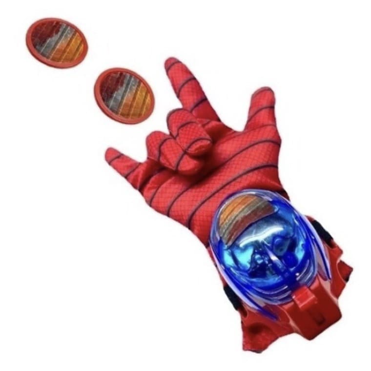 Luva Infantil Lança Discos Com Son E Luz De Homem Aranha BRINQUEDO INFANTIL