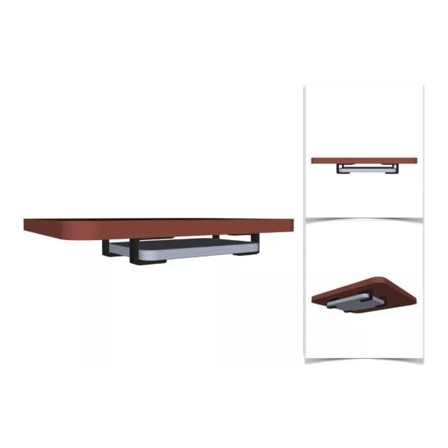 Suporte Inferior Sob Embaixo Prateleira Mesa Para Notebook
